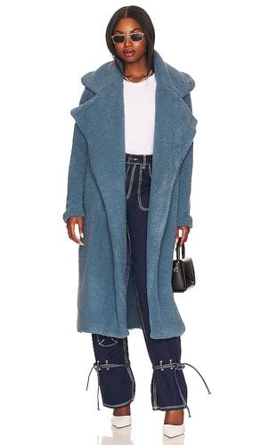 X REVOLVE Teddy Coat in Teal. - size L (also in M, S) - SNDYS - Modalova