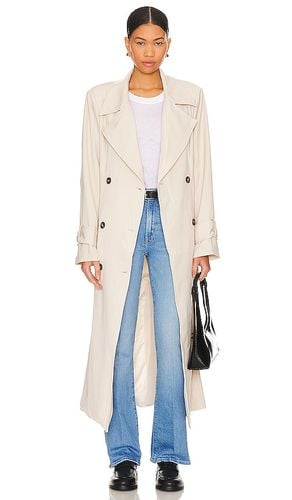 Myka Trench Coat in Ivory. - size L (also in M, S, XL, XS) - SNDYS - Modalova