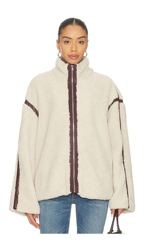 Tatum Teddy Contrast Jacket in . Size M. Also in L - SNDYS - Modalova