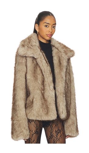 Leila Faux Fur Jacket in . Size L. Also in M, S, XL, XS - SNDYS - Modalova