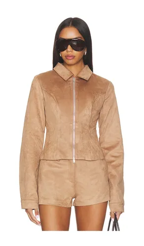 Archer Faux Suede Jacket in . - size L (also in M, XL) - SNDYS - Modalova