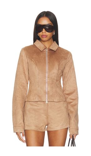 Archer Faux Suede Jacket in . - size L (also in M, XL, XXS) - SNDYS - Modalova