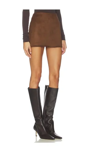 Jacqui Faux Suede Mini Skirt in . Size S. Also in M - SNDYS - Modalova