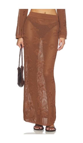 Terra Maxi Skirt in Brown. - size L (also in M, S, XS, XXS) - SNDYS - Modalova