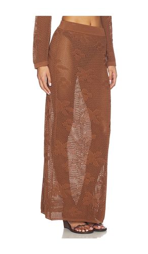 Terra Maxi Skirt in Brown. - size L (also in M, S, XS, XXS) - SNDYS - Modalova