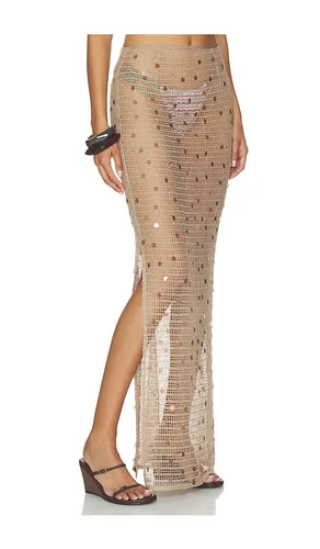 Althea Maxi Skirt in Brown. - size M (also in XS) - SNDYS - Modalova