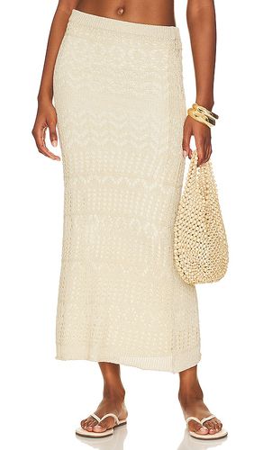 X REVOLVE Crochet Maxi Skirt in Beige. - size L (also in M, S, XL, XS, XXL) - SNDYS - Modalova