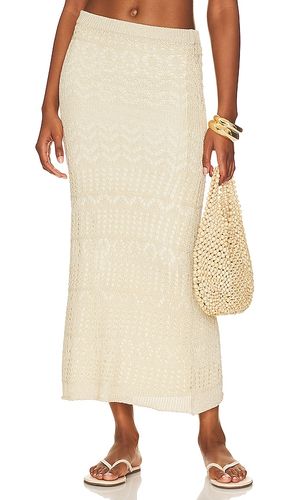 X REVOLVE Crochet Maxi Skirt in Beige. - size XL (also in XS, XXL) - SNDYS - Modalova