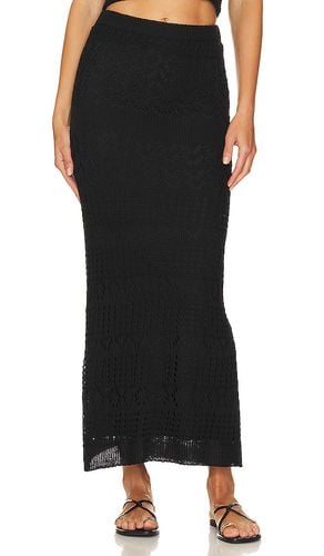 X REVOLVE Crochet Maxi Skirt in Black. - size L (also in M, S, XS) - SNDYS - Modalova