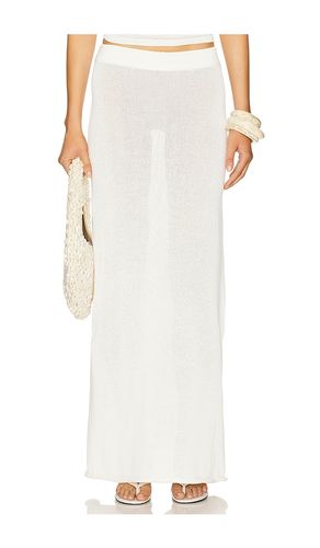 Cali Maxi Skirt in White. - size S (also in L, XL, XXL) - SNDYS - Modalova