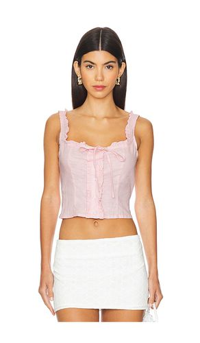 X revolve esmeralda top en color talla L en - Pink. Talla L (también en M, S, XL) - SNDYS - Modalova