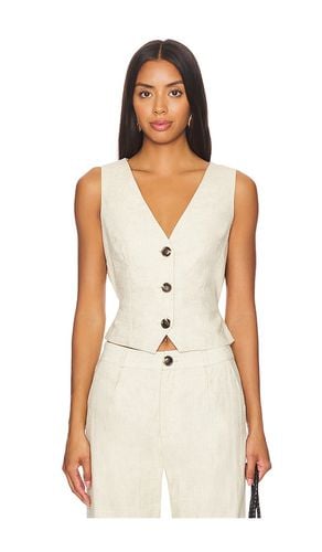 Allegra Linen Vest in White. - size L (also in M, S, XL, XS, XXL, XXS) - SNDYS - Modalova