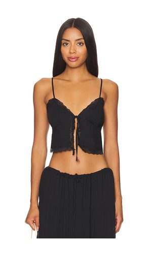 Ophelia tie up top en color talla L en - Black. Talla L (también en M, S, XL, XS, XXL) - SNDYS - Modalova