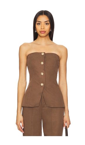 Emilie Strapless Top in Brown. - size L (also in M, S, XL, XS, XXS) - SNDYS - Modalova