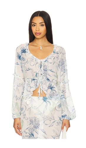 St. Ives Top in White,Blue. - size L (also in M, S, XL, XS) - SNDYS - Modalova