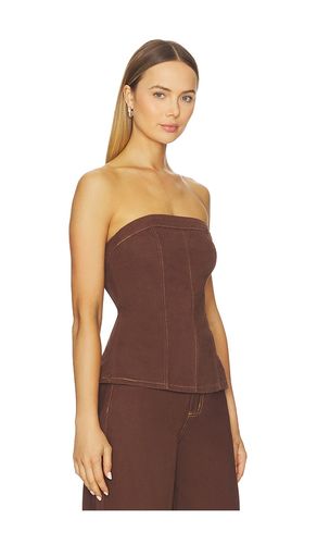 Lex Denim Corset Top in . Size L. Also in XL, XS, XXL - SNDYS - Modalova