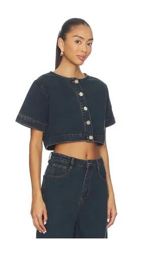 Tilla Denim Top in Blue. - size L (also in XL, XXL) - SNDYS - Modalova