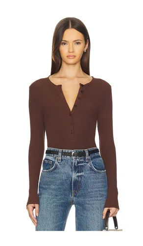 Henley Bodysuit in . Size L. Also in M, XL, XXL - SNDYS - Modalova