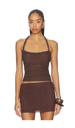 Gianna ruched halterneck top in color size S (also in XL, XXL) - SNDYS - Modalova