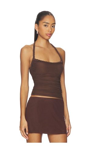 Gianna Ruched Halterneck Top in . Size L. Also in XL, XXL - SNDYS - Modalova