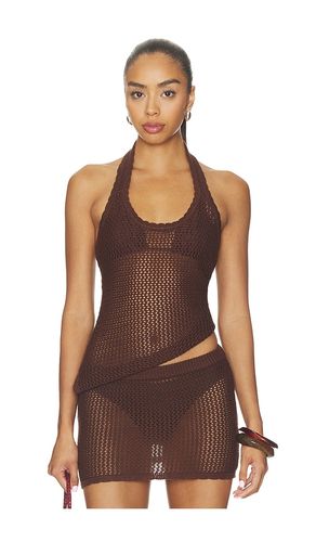 Casey Crochet Halter Top in . Size L. Also in M, S, XL, XS - SNDYS - Modalova