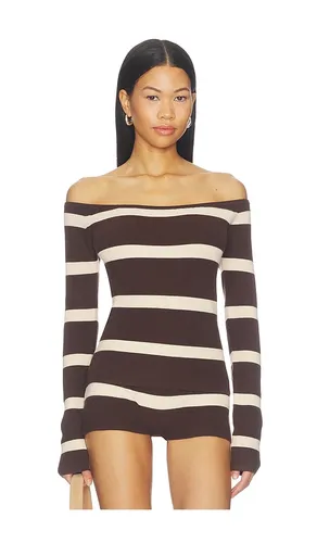 Carla Top in Chocolate. - size L (also in M, S, XL) - SNDYS - Modalova