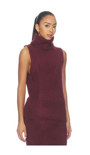 X REVOLVE Winnie Sleevless Knit Top in Wine. - size L (also in M, S, XL, XS, XXL, XXS) - SNDYS - Modalova