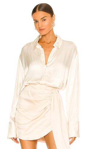 Rising Satin Shirt in Cream. - size M (also in L, S, XL, XS, XXL) - SNDYS - Modalova