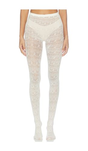 SPITZEN-TATTOO-STRUMPFHOSE EMILIA in - Stems - Modalova