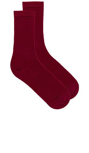 Eco-conscious Cashmere Crew Socks in - Stems - Modalova