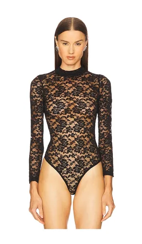 Lace Mock Neck Bodysuit in . - size M (also in S, L) - Stems - Modalova