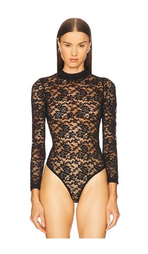 Lace Mock Neck Bodysuit in . Taglia L. Also in M, S - Stems - Modalova