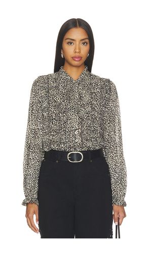 Charlize Print Longsleeve Bow Top in . - size M (also in S, XS) - Sea - Modalova