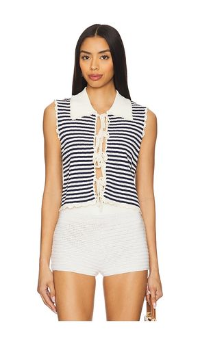 Addy Striped Knit Vest in Black & White. - size L (also in M, XL, XS, XXS) - Sea - Modalova