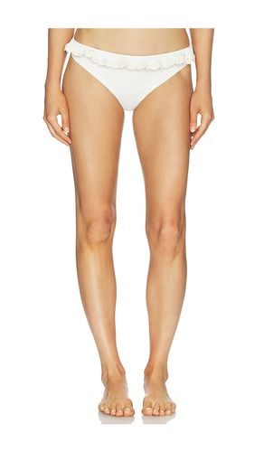 Madelyn Crochet Bikini Bottom With Ruffle in . - size L (also in M, S, XL) - Sea - Modalova