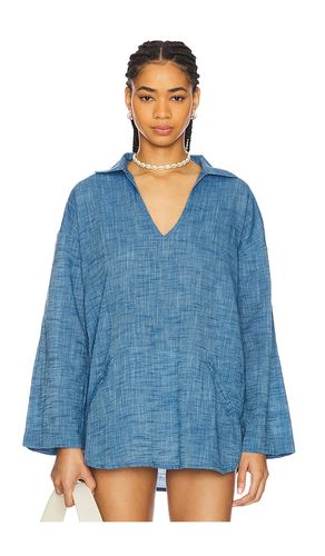 Longline Beach Shirt in Blue. - size L (also in S, XS) - Seafolly - Modalova