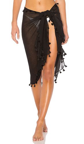 Seafolly Pom Pom Sarong in Black - Seafolly - Modalova