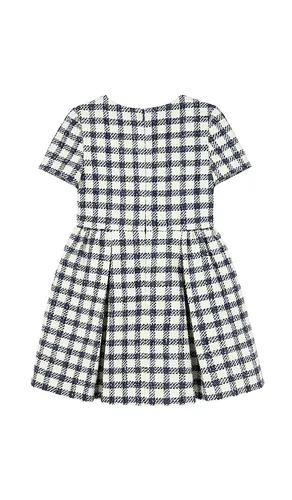 Kids Check Boucle Dress in . Size 4/5T. Also in 5/6T, 6/7 - self-portrait - Modalova