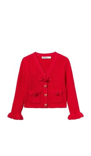 Kids Ribbed Knit Cardigan in . - size 3/4T (also in 4/5T) - self-portrait - Modalova