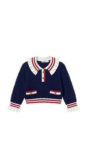 Kids Textured Knit Cardigan in . - size 4/5T (also in 5/6T, 6/7) - self-portrait - Modalova