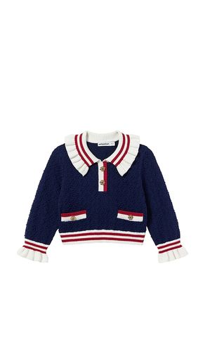 Kids Textured Knit Cardigan in . - size 5/6T (also in 6/7) - self-portrait - Modalova