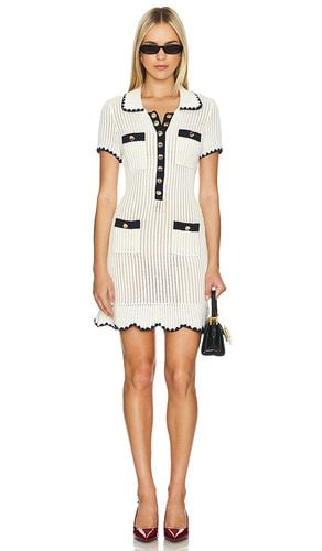 Collared Mini Dress in . Taglia M - self-portrait - Modalova