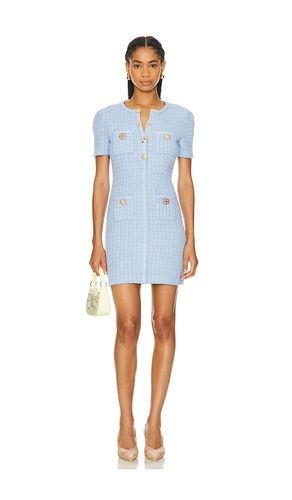 Button Knit Mini Dress in . Taglia M - self-portrait - Modalova