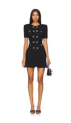 Buttoned Knit Mini Dress in . - size L (also in M, S, XS) - self-portrait - Modalova