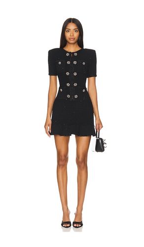 Buttoned Knit Mini Dress in . - size L (also in S, XS) - self-portrait - Modalova