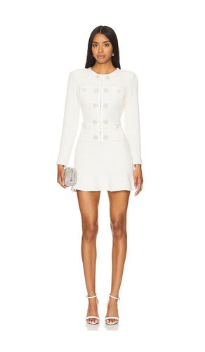 Buttoned Knit Mini Dress in . Taglia M - self-portrait - Modalova