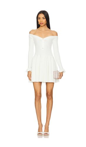 Ribbed Knit Mini Dress in . Taglia L. Also in S - self-portrait - Modalova