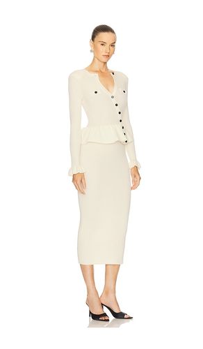 Asymmetric Knit Midi Dress in . - size L (also in M) - self-portrait - Modalova