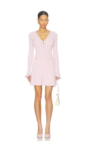 Pearl Trim Knit Mini Dress in . Size S. Also in XS, L - self-portrait - Modalova