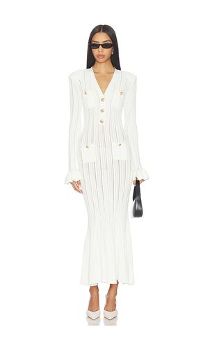 Pointelle Knit Midi Dress in . Size M. Also in S, XL - self-portrait - Modalova